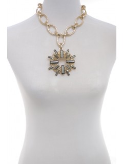 starburst pendant necklace