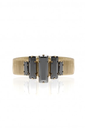 Baguette watch band bracelet