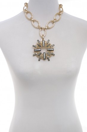 starburst pendant necklace