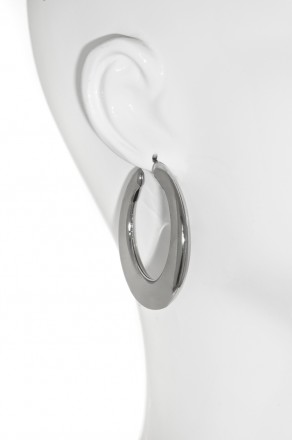 Half Moon Hoop Earring