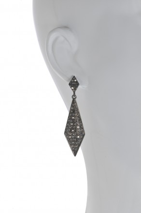 Pave Drop Earring