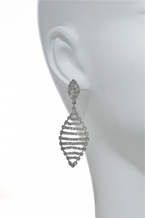 pave chandelier earring