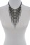 Cascading beaded bib necklace