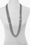 cascading multi chain w/ crystals necklace-silver