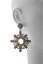 Deco Starburst earring-gold/hem
