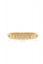 thin baguette watchband bracelet-gold/clear