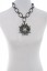 starburst pendant necklace-gun/hematite