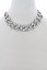 Chain Link Necklace-Silver Ox