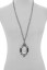 Crystal Pendant Necklace-Silver Ox